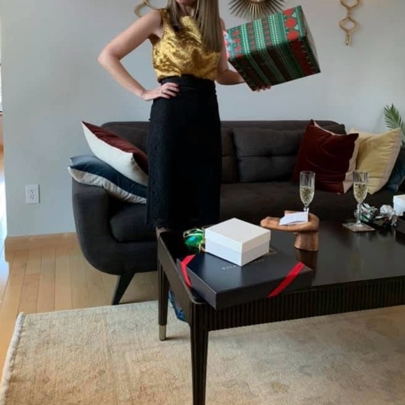 JCrew Black Lace Skirt 0 - Picture 4 of 4